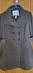 American Rag Women's Pea Coat 1X Dbl Button-up 89% Polyester 10% Rayon 1% Spande. Fixed Price $56.00.