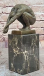 Art Deco Abstract Modern Diver Sport Memorabilia Bronze Sculpture Statue. Fixed Price $199.50.
