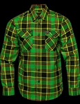 Dixxon Bob Marley Limited Edition Flannel Plaid Button-up Shirt Green Red Xl New. Fixed Price $55.99.