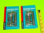 2X Lot) Satin Nickel Finish Ultra Hardware Security Chain Lock Door Guard 29021. Fixed Price $14.72.