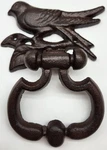 Elegant Cast Iron Bird Silhouette Door Knocker For Rustic Charm - 5.8 X 7 In. Fixed Price $23.99.