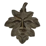 Zeckos Bronze Finish Cast Iron Leaf Face Door Knocker - Artistic Entry Decor. Fixed Price $24.95.