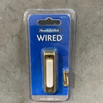 Heath Zenith Wired Doorbell Button Brass SL-711. Fixed Price $9.89.