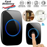 Cacazi Wireless Doorbell, Waterproof Chime Kit Alarm For Home, Office. Fixed Price $11.69.