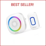 Tecknet Plug Wireless Doorbell With Rgb Lighting & 1300 Feet RANGE,IP66 Water. Fixed Price $14.35.