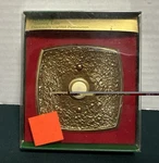 Nos Vtg Nutone Lighted Doorbell Button PB-22L Square Savoy Lite Atq Brass Read. Fixed Price $18.00.