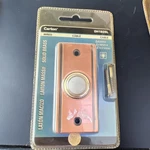 Carlon Solid Brass Rectangle Lighted Button Doorbell Wired DH1635L Easy Install. Fixed Price $9.95.