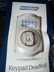 Schlage BE365VCAM619 Camelot Keypad Deadbolt - Satin Nickel. Fixed Price $59.99.