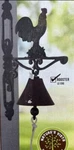 Decorative Farmhouse Iron Dinner Bell Rooster Outdoor Patio Sunset Vista New. Fixed Price $18.95.