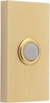Baldwin 4863 3" X 1-1/2" Illuminated Rectangular Door Bell Brass. Fixed Price $44.00.
