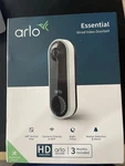 Arlo Video Doorbell - White/black. Fixed Price $29.00.