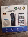 SWANNBUDDY4K Video Doorbell SWIFI-4KBUDDY-GL Brand New. Fixed Price $200.00.