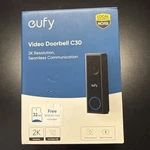 Eufy Wireless Video Doorbell C30 2K Fhd Intercom Live Call Motion Detect#b. Fixed Price $55.00.
