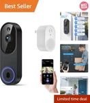 Ring Video Doorbell 1080P Hd Camera Wi-fi Night Vision Motion Detection Wireless. Fixed Price $14.19.