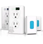 Sunupelec Wireless Doorbell,door Chime Kit With Extra Outlets & Nightlight,. Fixed Price $39.91.