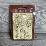 Figi Ceramic Illuminated Doorbell Cover 1999 Cat Flowers New. Fixed Price $9.99.