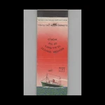 Matchbook Cover Ship Line Wilson Hull. Fixed Price $5.95.