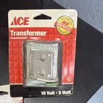 Ace 36483 10V 5W Step-down Power Transformer, 120V Ac, Wall Mount, Leads. Fixed Price $11.99.