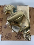 Virginia Metalcrafters Heraldic Brass Door Knocker Fleur De Lis Regency 4008. Fixed Price $29.99.