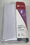Utilitech White Doorbell Kit Wired 2 Chimes Finish #0077143. Fixed Price $17.00.