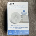 New Feit Home Wireless Door Chime Bell White Plastic Smart-enabled. Fixed Price $12.99.