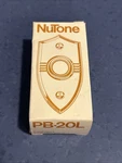 Vintage Nutone PB-20L Pushbutton Lighted Door Bell Gold Anodized. Fixed Price $14.75.