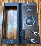 Ring Video Recording Doorbell Wired Camera Only Black Wifi Compatible 5AT3T5. Fixed Price $20.95.