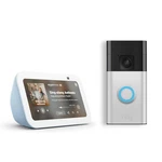 Ring Battery Doorbell With Echo Show 5 Head-to-toe Video Live View Two-way Talk. Fixed Price $289.99.