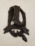 Cowboy Boot Door Knocker Rustic Cast Iron Welcome Hat Horseshoe Rope Western. Fixed Price $14.50.