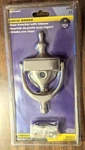 Hillman Solid Brass 7" Door Knocker + Peep Hole Viewer Satin Nickel 852725. Fixed Price $29.00.