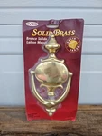 Ives Solid Brass Door Knocker C2-3107-605 New Sealed. Fixed Price $11.99.