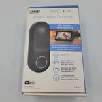Feit Electric Cam/door/wifi Wi-fi Smart-enabled Video Doorbell Wired Black. Fixed Price $25.56.