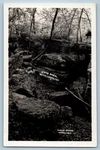C1930'S View Of State Park Nelson Ledges Ohio Rppc Photo Vintage Postcard. Fixed Price $14.98.