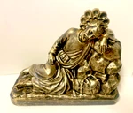 Sleeping Saint Joseph Bronze Finish 6" Statue, New #AB-192. Fixed Price $39.99.