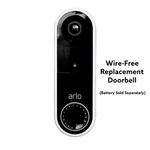 Arlo Essential Wireless Video Doorbell Replacement Unit - Battery Not Included. Fixed Price $99.99.