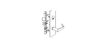Marks Apartment Mortise Lock With American Lever, Capitol Plate, 2-3/4" Backset. Fixed Price $403.50.