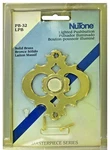 Nutone PB-32LPB Lighted Pushbutton Doorbell Solid Brass. Fixed Price $16.67.