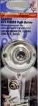 Heath Zenith Wired Chrome Led Lighted Doorbell Push-button 615-0910-SLBSN 0405. Fixed Price $12.00.
