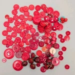Vintage Red Button Lot Celluloid Plastic Sewing Craft Mixed Sizes Antique. Fixed Price $19.99.