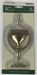 Gate House 7" Solid Brass Gold Finish Door Knocker #0036303 Screws Included. Fixed Price $12.44.