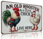 Smilelife Funny Gifts For Women Chicken Lovers Farm 8X12 Inches, Light Blue. Fixed Price $19.92.