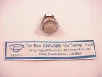 Edwards 620-L Push Button Low Voltage Non-illuminated Ships The Same Day. Fixed Price $5.00.