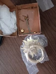 Signature Hardware Sun Door Knocker In Polished Brass. Fixed Price $31.85.