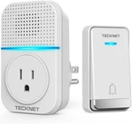 Wireless Plug-through IP66 Waterproof Doorbells, 1300FT Cor. Fixed Price $34.99.