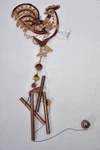 Stealstreet Wind Chime Copper & Gem Rooster Garden Decoration Porch. Fixed Price $11.39.
