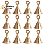Satvik Set Of 12 Medium Sacred Echoes Jingle Bells With Size 2, Golden. Fixed Price $52.37.