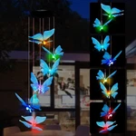 Solar Wind Chimes, Outdoor Butterfly Color Changing Led Mobile W.... Fixed Price $19.88.