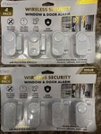4PC Ciao Tech Wireless Security Doors & Windows ALARMS-100 Db- Item #RNR-71. Fixed Price $9.99.