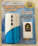 Wireless Digital Doorbell 32 Delightful Sounds New In Package W/ Remote. Fixed Price $8.99.