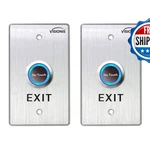 Visionis 2 Pack FPC-7546 VIS-7013 Indoor Stainless Steel No Touch Request. Fixed Price $101.41.